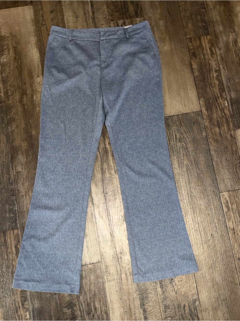 Kut from the Kloth Girls' Heather Gray Knit Flare Joggers